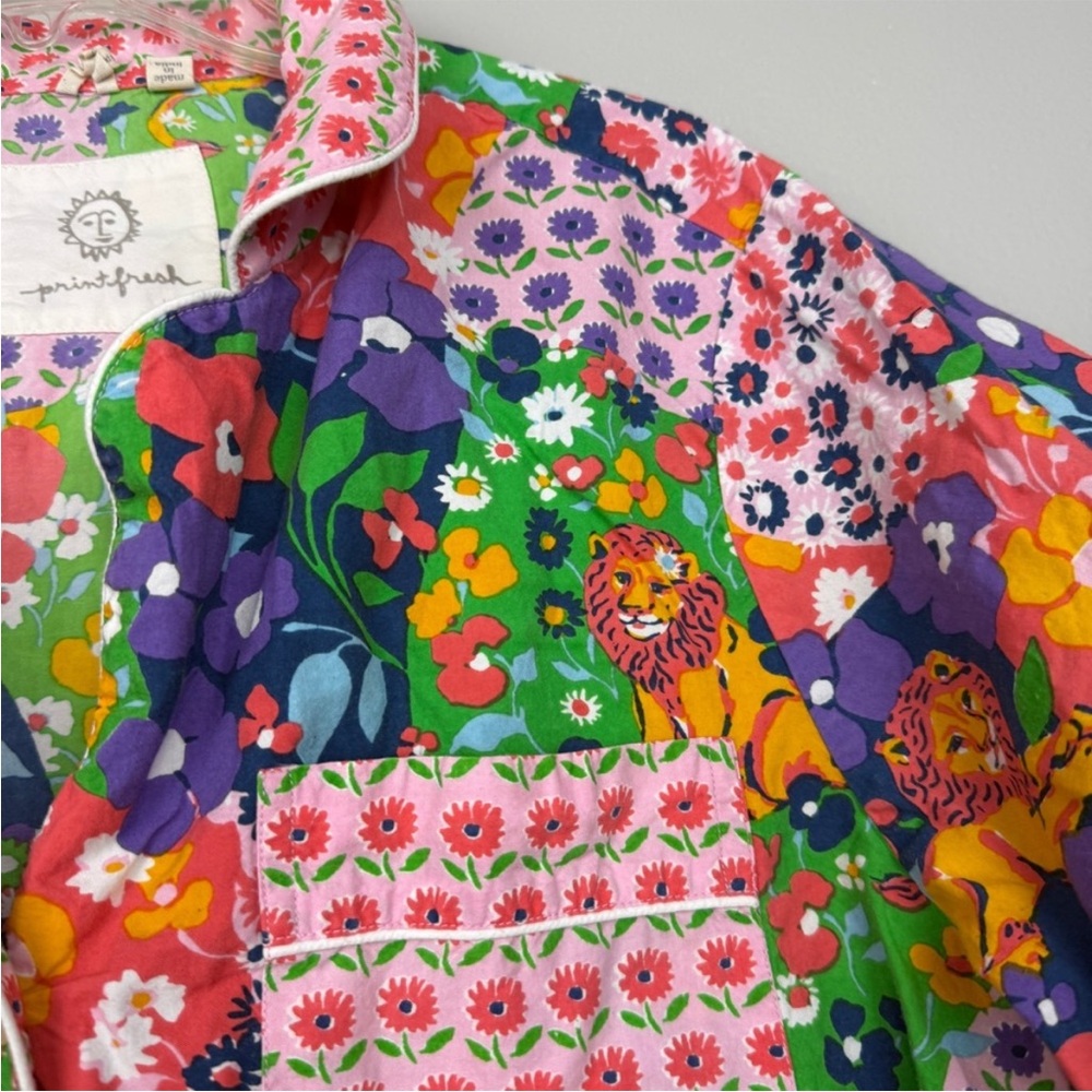 Printfresh Flower Power Long-sleeve Pajama Set